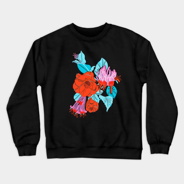 Camellia Crewneck Sweatshirt by JordanKay